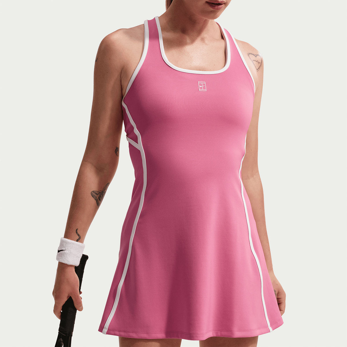 NikeCourt Women's Dri-FIT Advantage Dress - Peony - IO0475-641