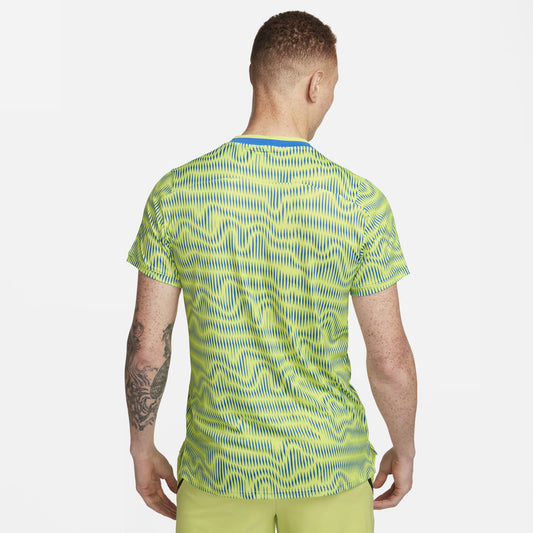 NikeCourt Advantage Men's Dri-FIT Tennis Top - Lemon Twist - FD5323-736