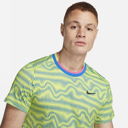 NikeCourt Advantage Men's Dri-FIT Tennis Top - Lemon Twist - FD5323-736