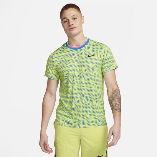 NikeCourt Advantage Men's Dri-FIT Tennis Top - Lemon Twist - FD5323-736