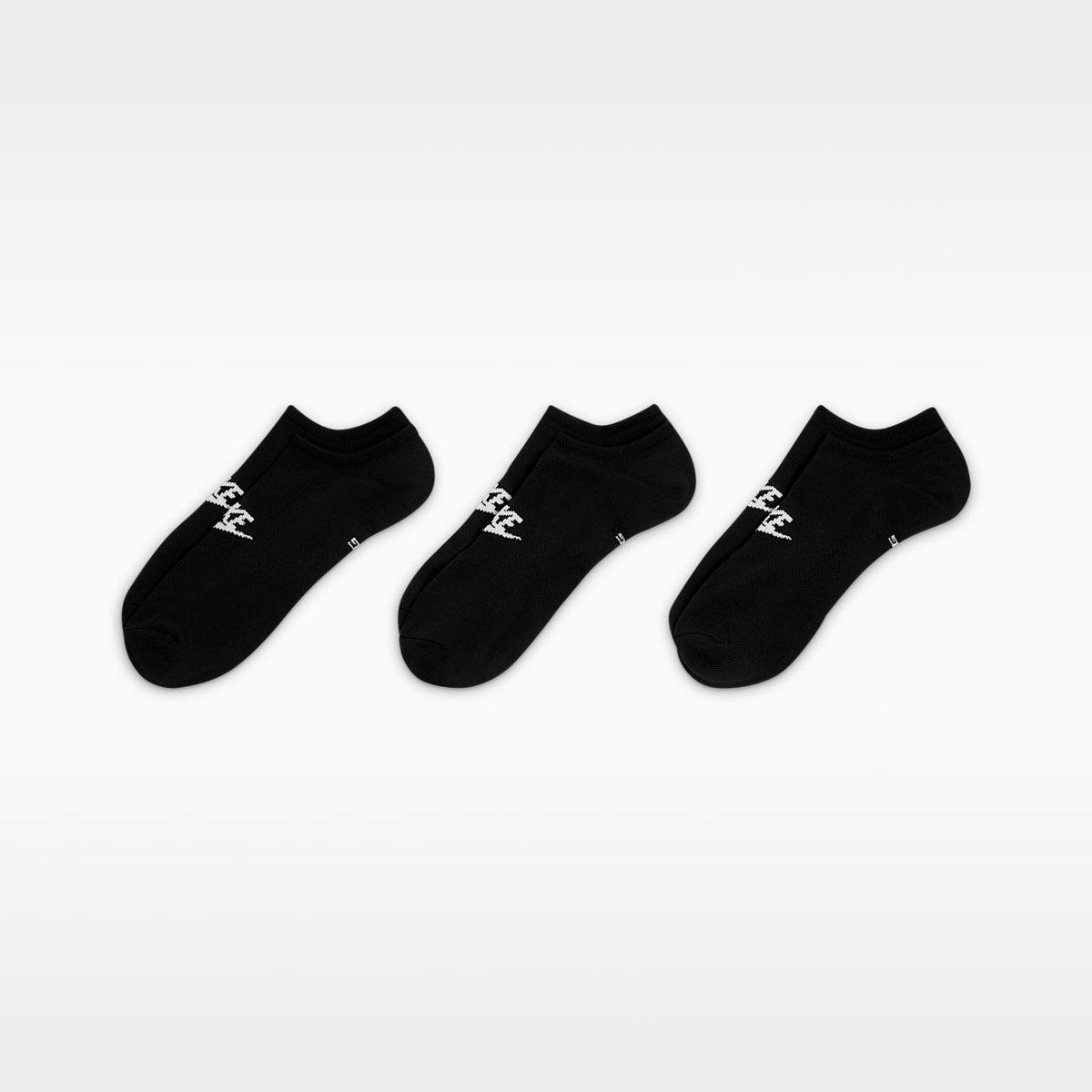 Nike Sportswear Everyday Essential No-Show Socks Black alternate view 1 - DX5075-010