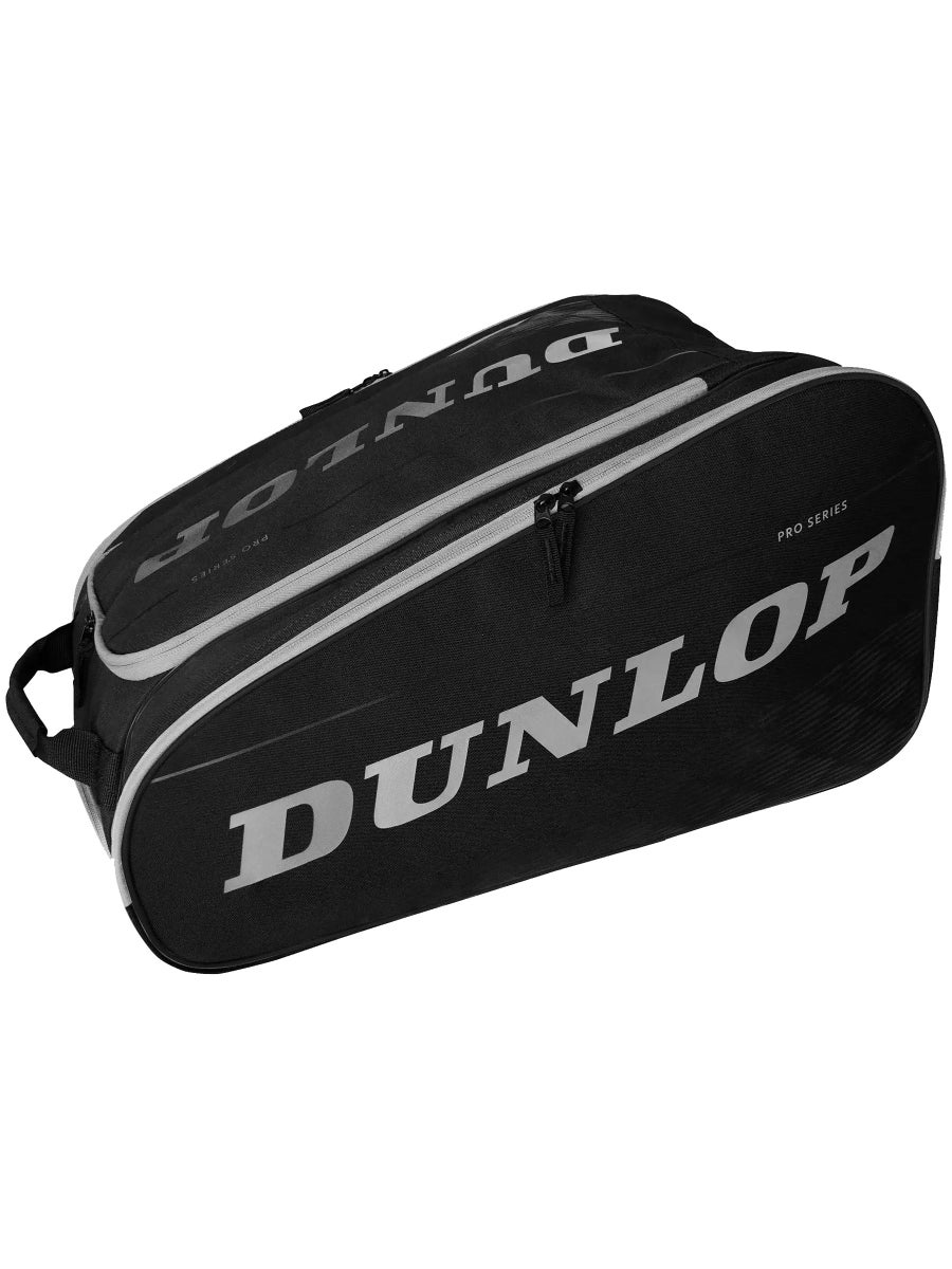 Dunlop Paletero Pro Series Black Silver padel bag