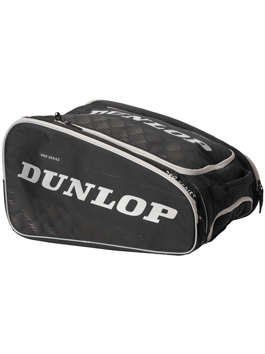 Dunlop Paletero Pro Series Black Silver padel bag side view