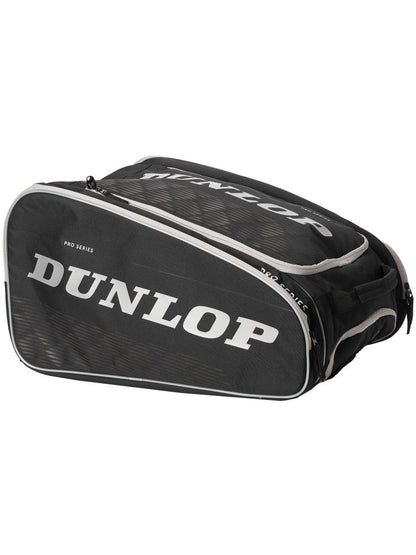 Dunlop Paletero Pro Series Black Silver padel bag side view