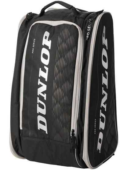 Dunlop Paletero Pro Series Black Silver padel bag detail