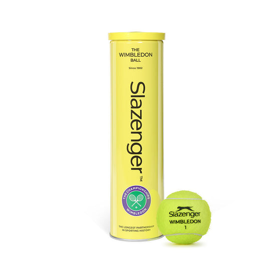 Slazenger Wimbledon tennis ball 4-ball tube