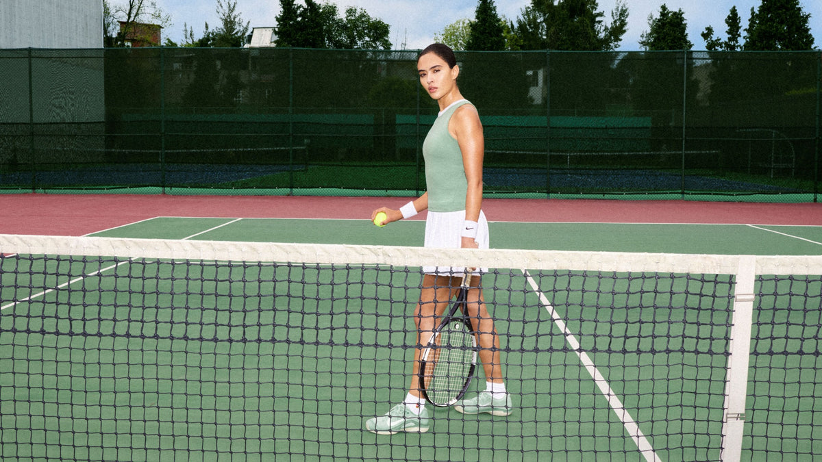 NikeCourt tennis campaign on outdoor court