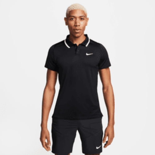 NikeCourt Advantage Men's Dri-FIT Tennis Polo - Black - FD5317-010