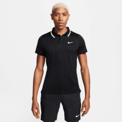 NikeCourt Advantage Men's Dri-FIT Tennis Polo - Black - FD5317-010