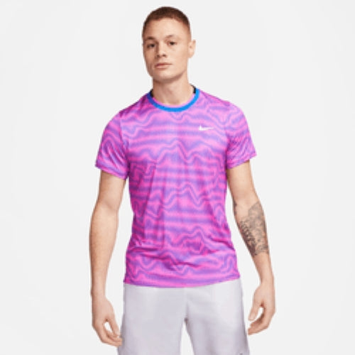 NikeCourt Advantage Men's Dri-FIT Tennis Top - Playful Pink - FD5323-675