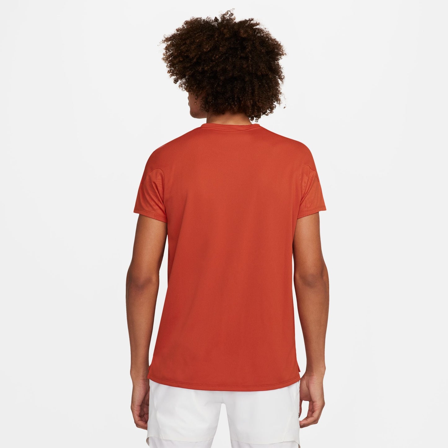NikeCourt Slam Men's Dri-FIT Tennis Top - Rust Factor White - FD5261-811