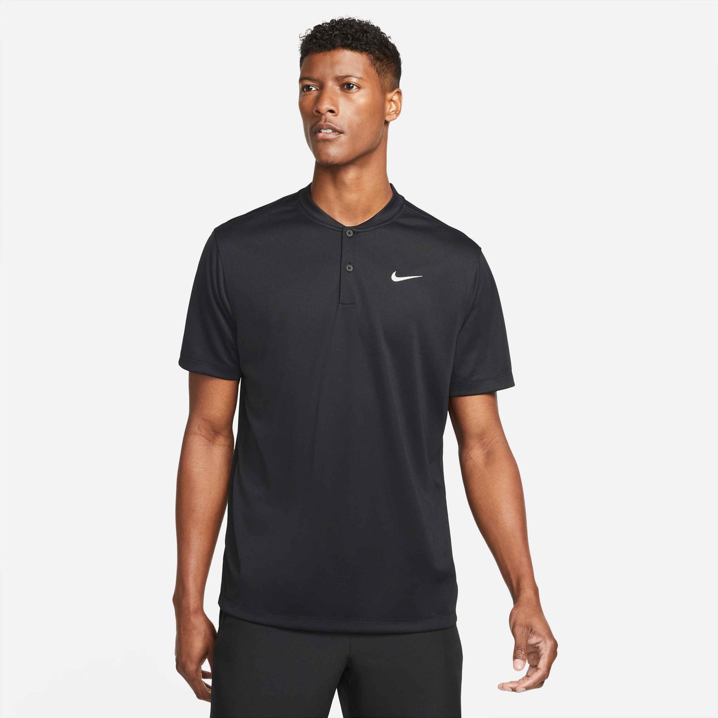 NikeCourt Dri-FIT Men's Tennis Blade Polo - Black - DJ4167-010