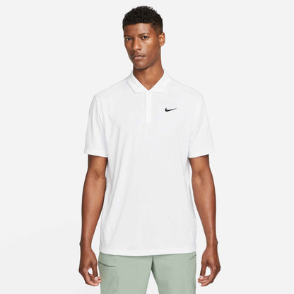 NikeCourt Dri-FIT Men's Tennis Polo - White - DH0857-100