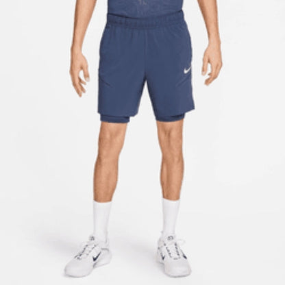 NikeCourt Slam Men's Dri-FIT Tennis Shorts - Thunder Blue - FD5284-437
