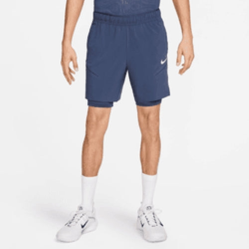 NikeCourt Slam Men's Dri-FIT Tennis Shorts - Thunder Blue - FD5284-437