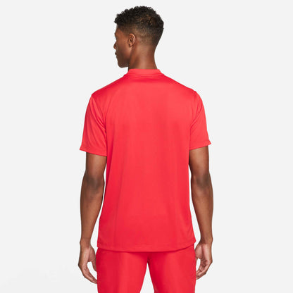 NikeCourt Dri-FIT Men's Tennis Blade Polo - Red - DJ4167-657