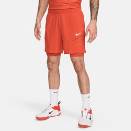 NikeCourt Slam Men's Dri-FIT Tennis Shorts - Rust - FD5284-811