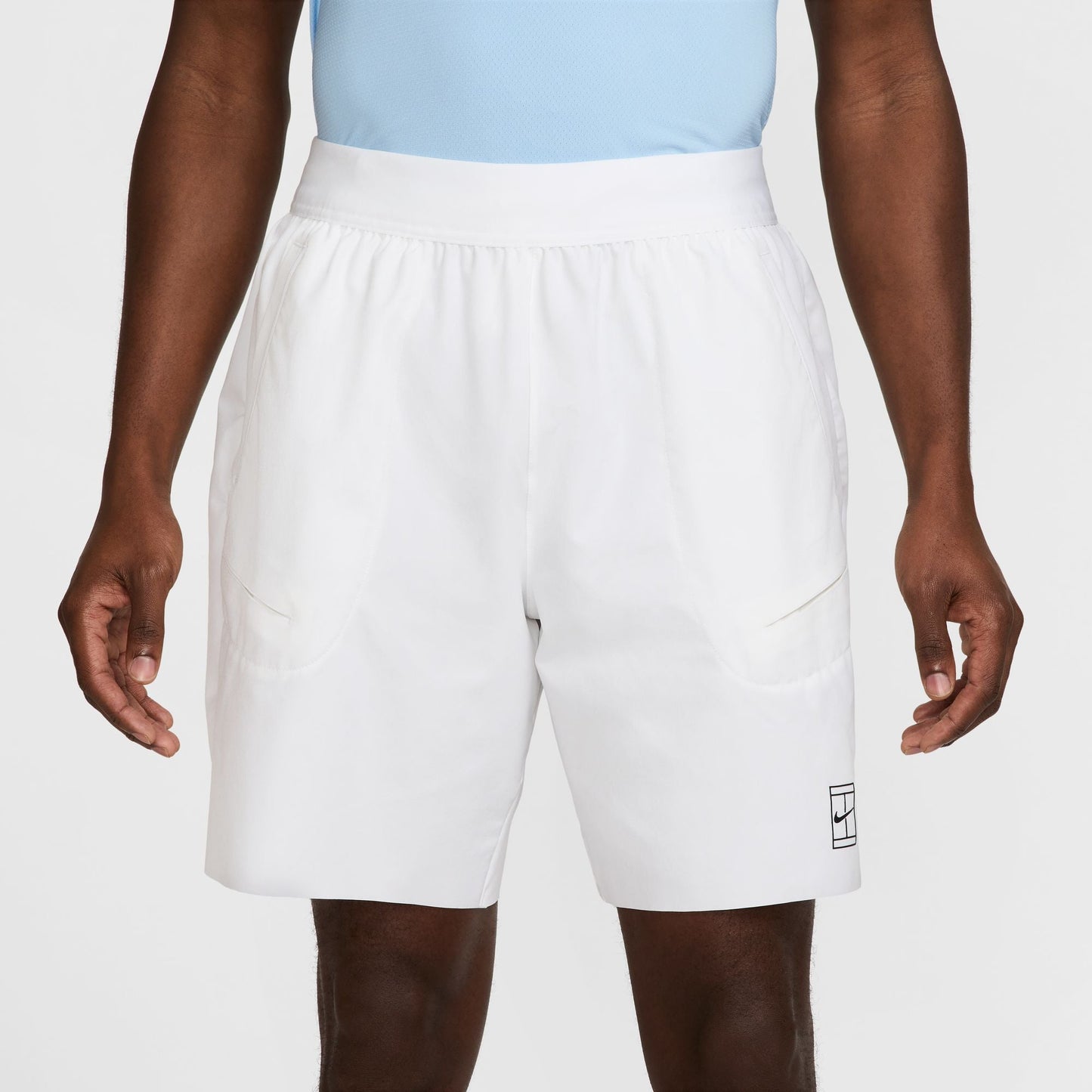 NikeCourt Advantage Men's Dri-FIT 8" Tennis Shorts - White - FZ9322-100