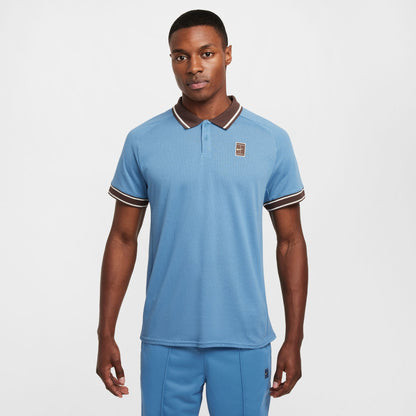 NikeCourt Heritage Men's Tennis Polo - Aegean Storm - FQ2101-429