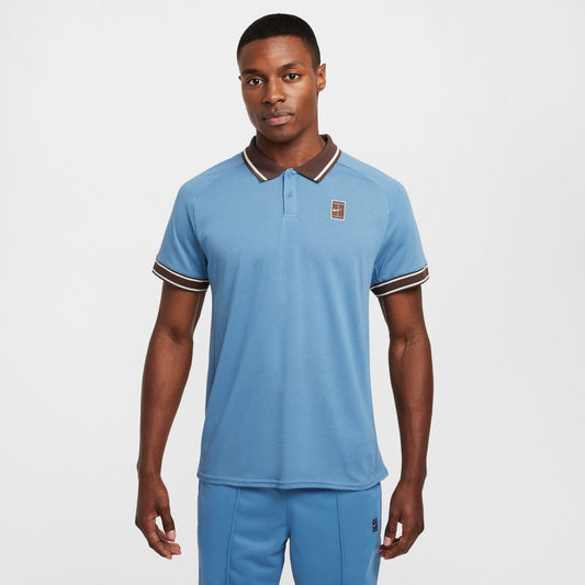 NikeCourt Heritage Men's Tennis Polo - Aegean Storm - FQ2101-429