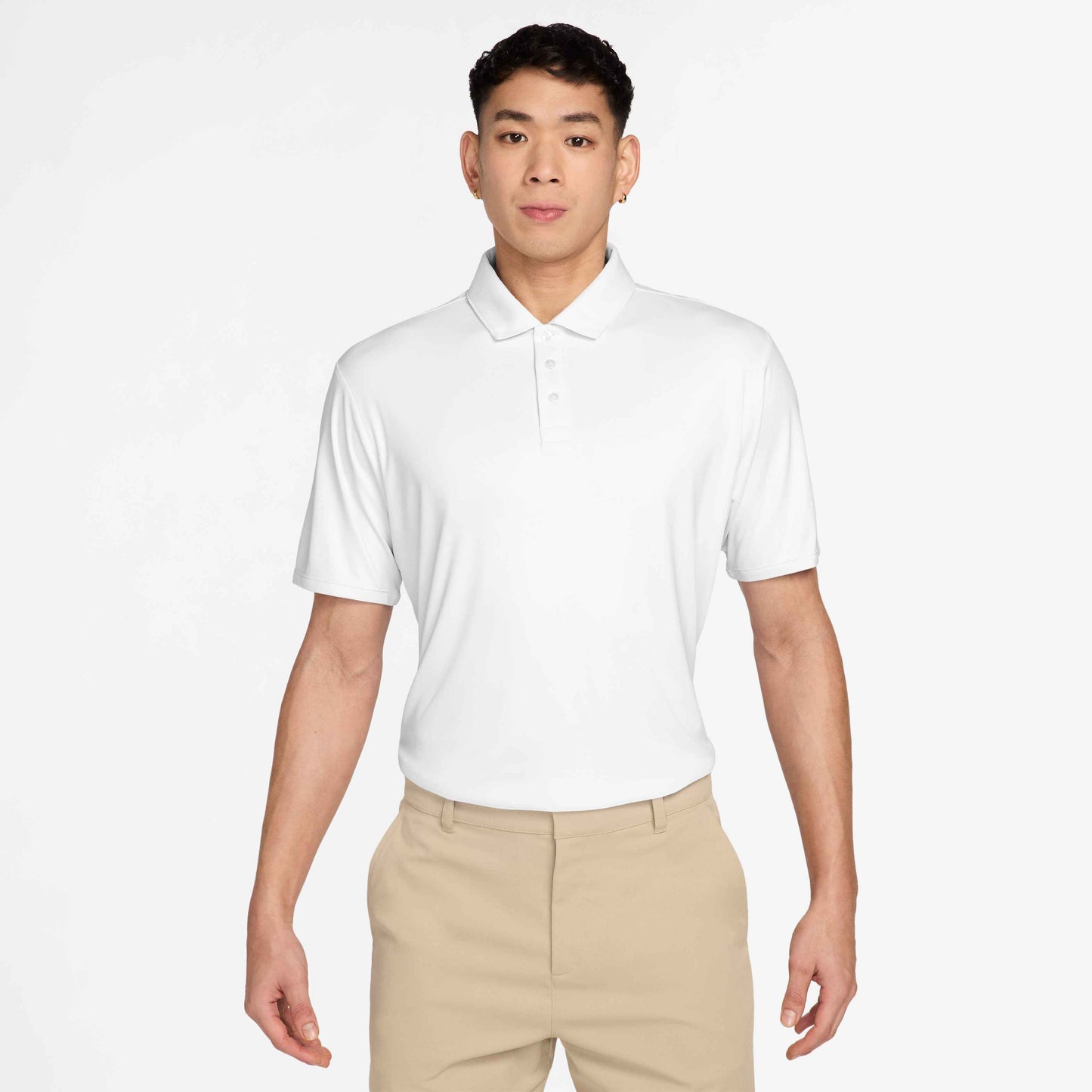 Nike Men's Dri-FIT Par Polo Short Sleeve Tonal - White - IQ7023-100