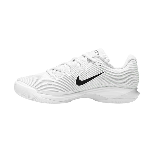 Nike Vapor 12 Women's Hard Court Tennis Shoes - White - FV5554-100