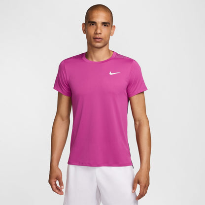 NikeCourt Slam Men's Dri-FIT Tennis Top - Hot Fuchsia White - FQ2018-518