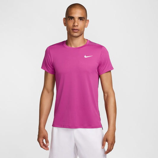 NikeCourt Slam Men's Dri-FIT Tennis Top - Hot Fuchsia White - FQ2018-518