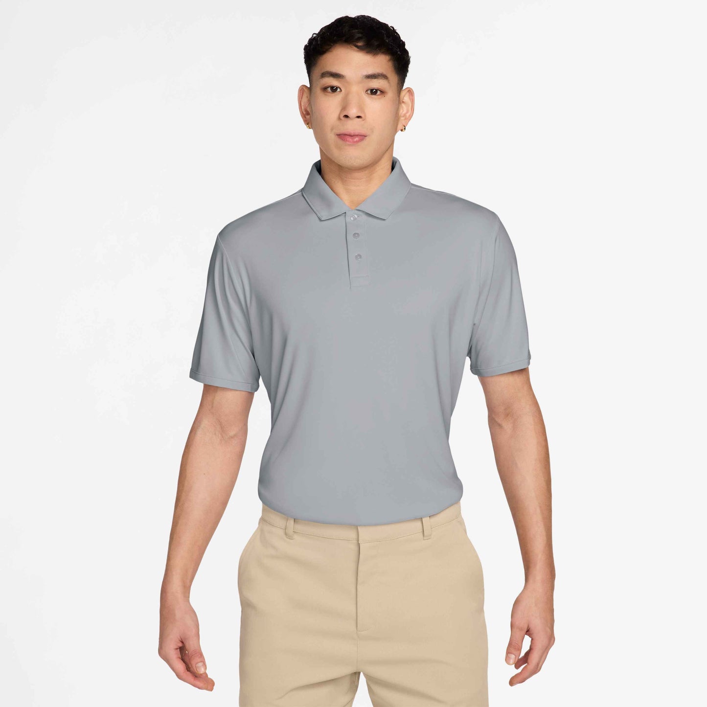 Nike Men's Dri-FIT Par Polo Short Sleeve Tonal - Grey - IQ7023-012