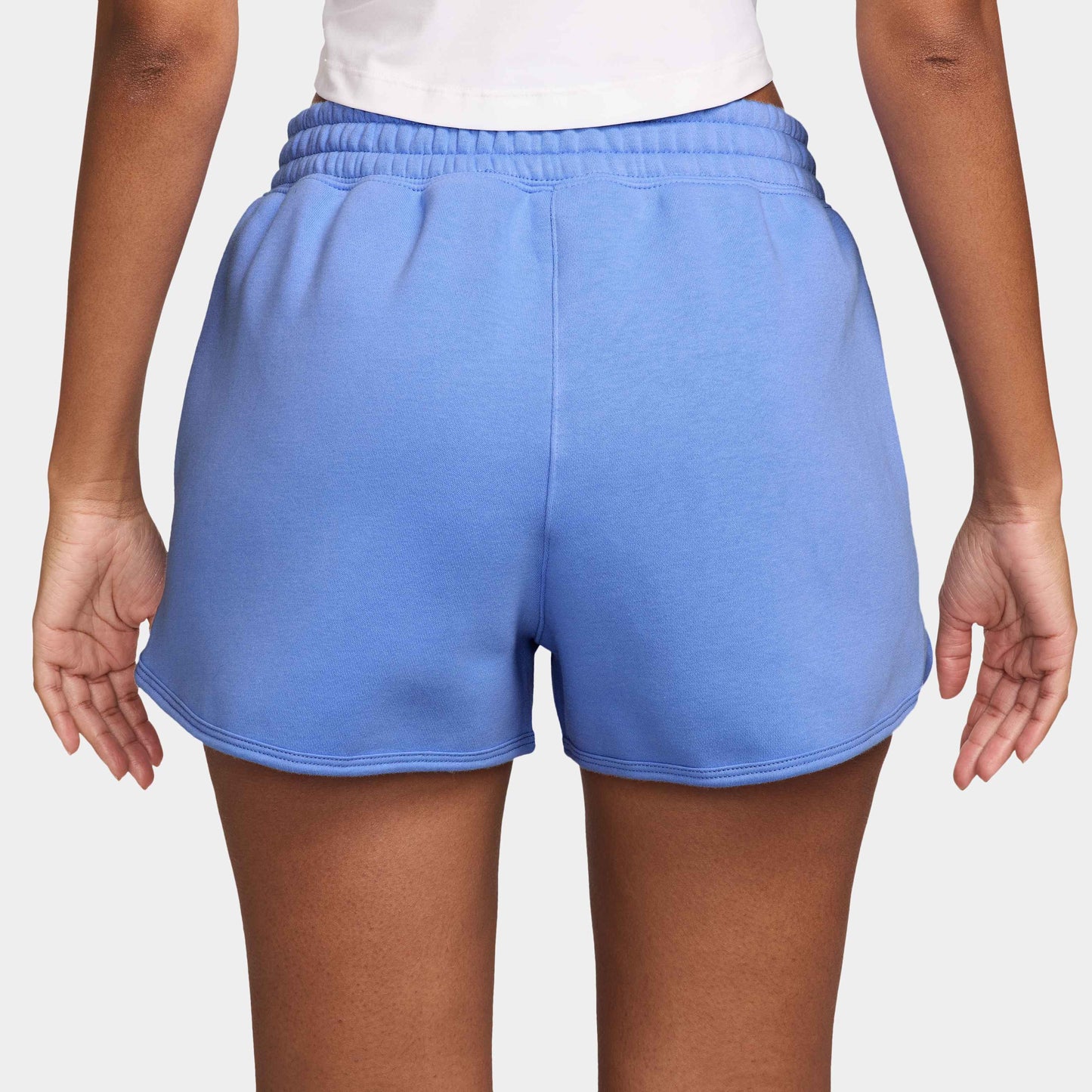 NikeCourt Heritage Women's Mid-Rise Fleece Tennis Shorts - Royal Pulse - HJ8990-494