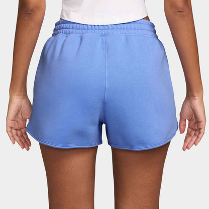 NikeCourt Heritage Women's Mid-Rise Fleece Tennis Shorts - Royal Pulse - HJ8990-494