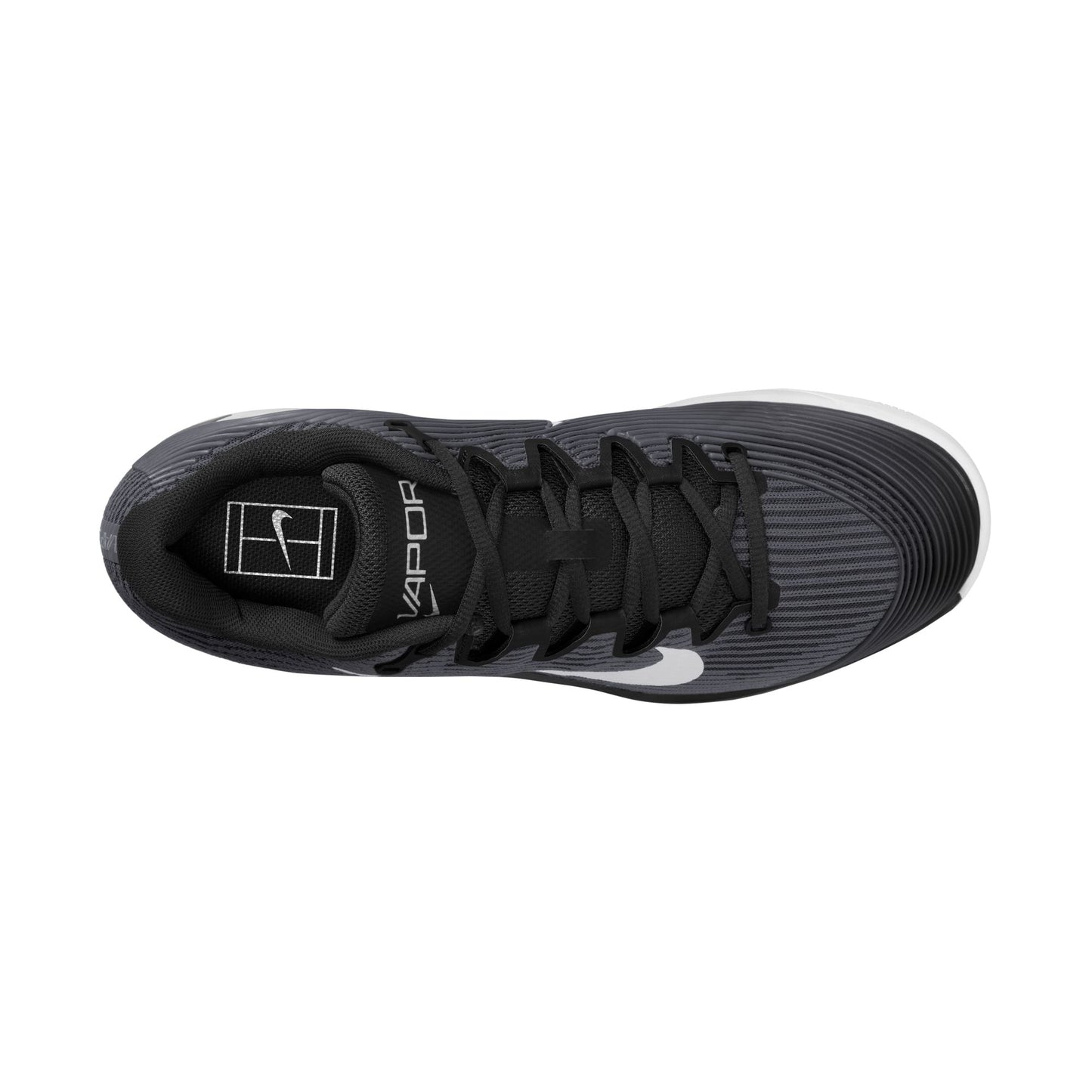Nike Vapor 12 - Black White-Dk Smoke Grey - FV5552-001