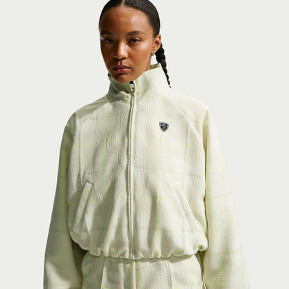 Nike Women's Tartan Jacket - Sail/Black - IQ9446-133