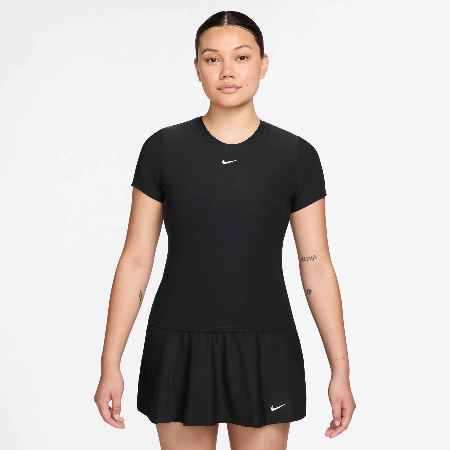 Nike Women's Dri-FIT Victory Short Sleeve Top - Black - IB3776-010
