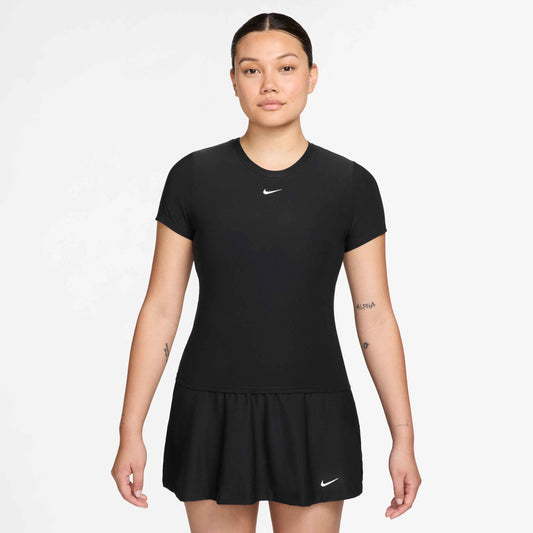 Nike Women's Dri-FIT Victory Short Sleeve Top - Black - IB3776-010