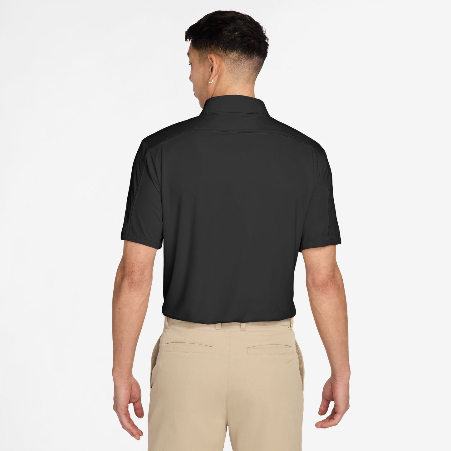 Nike Men's Dri-FIT Par Polo Short Sleeve Tonal - Black - IQ7023-010