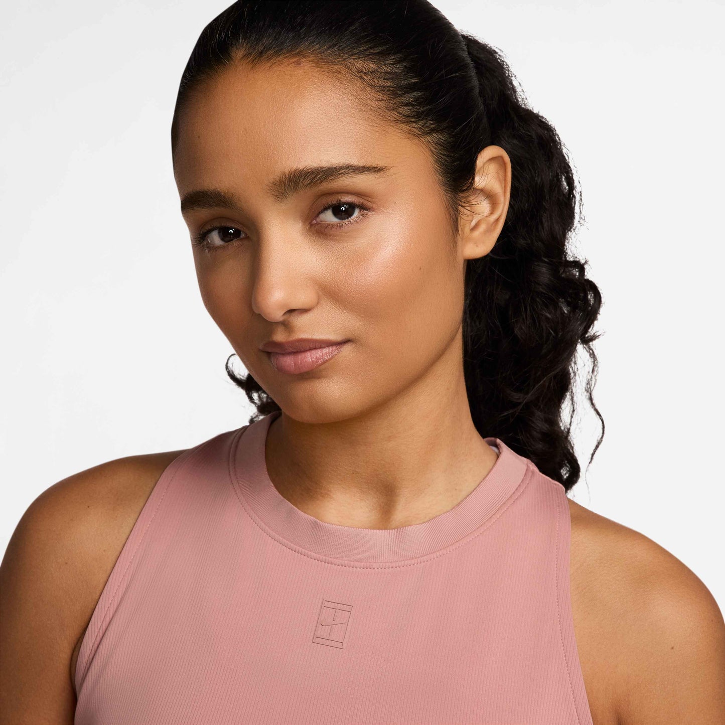 NikeCourt Advantage Women's Dri-FIT Tennis Tank Top - Red Stardust Red Stardust - FZ6657-618