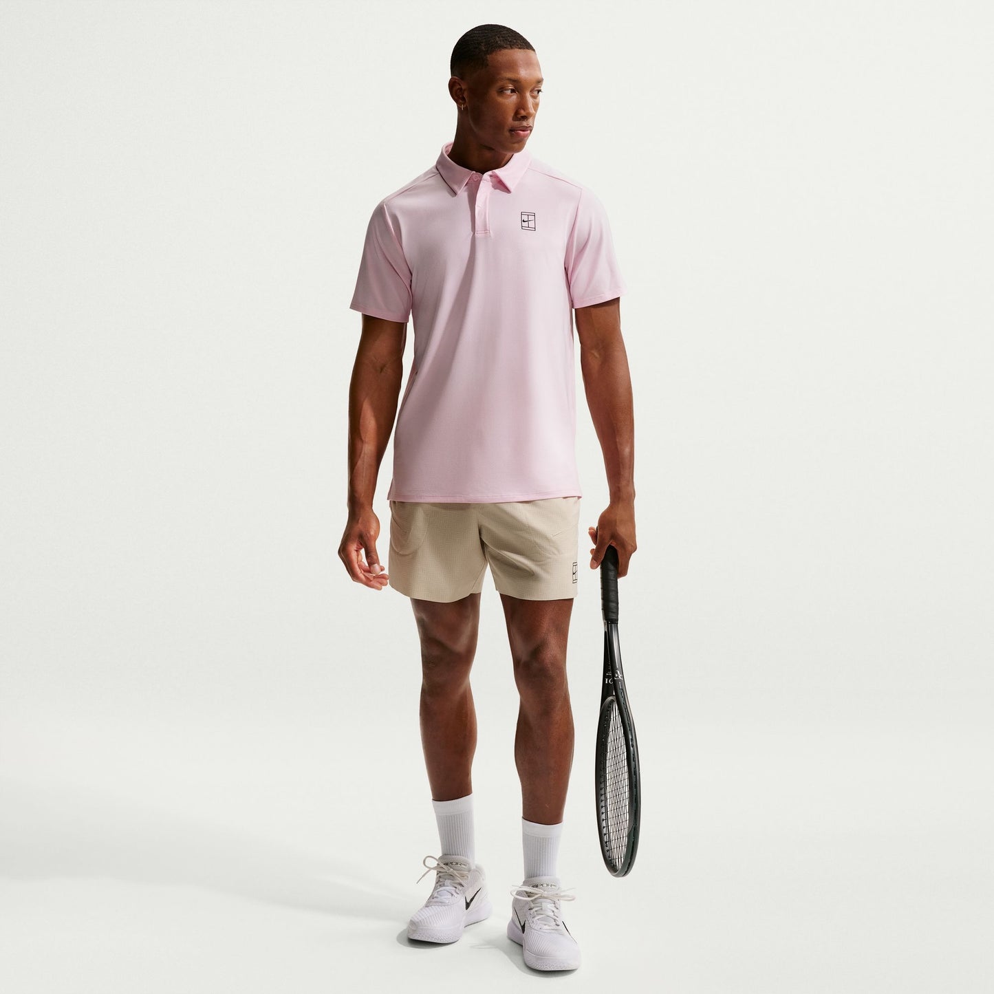 NikeCourt Advantage Men's Dri-FIT Tennis Polo - 2025 - Pink - FZ6907-663