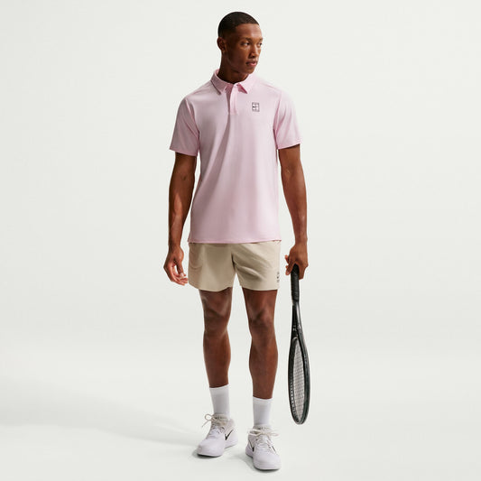 NikeCourt Advantage Men's Dri-FIT Tennis Polo - 2025 - Pink - FZ6907-663