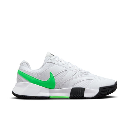 NikeCourt Vapor Lite 4 Womens' Hard Court Tennis Shoes - White Poison Green-Black - FD6575-105