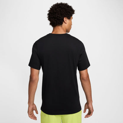NikeCourt Men's Tennis T-Shirt - Black - FZ8107-010