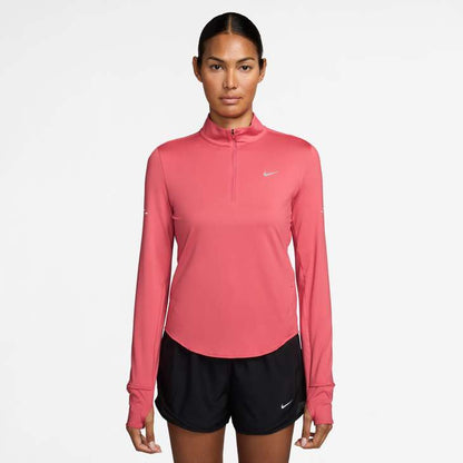 Nike Women's Swift Dri-FIT UV Half Zip Top - Sea Coral - HQ0499-897