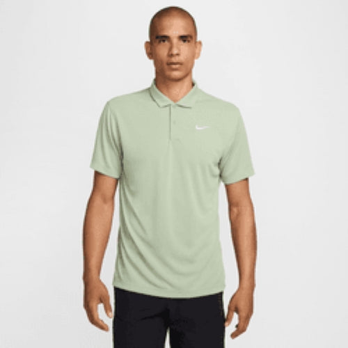 NikeCourt Dri-FIT Men's Tennis Polo - Jade Horizon White - DH0857-370