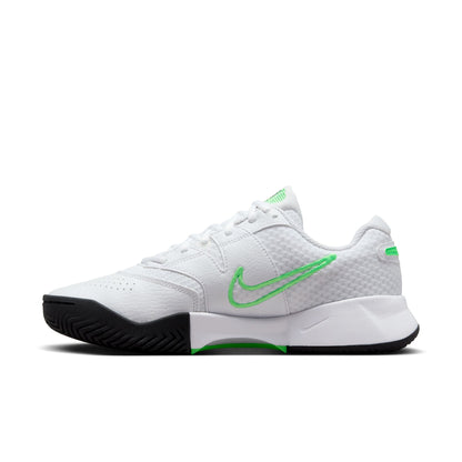 NikeCourt Vapor Lite 4 Womens' Hard Court Tennis Shoes - White Poison Green-Black - FD6575-105