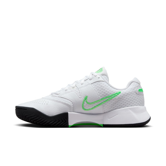 NikeCourt Vapor Lite 4 Womens' Hard Court Tennis Shoes - White Poison Green-Black - FD6575-105