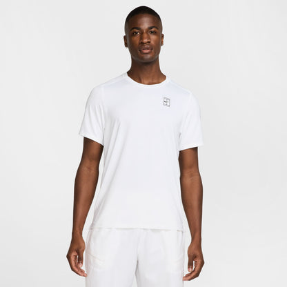 Nike Men's NikeCourt Dri-FIT Advantage Top - White - FZ6910-100