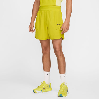 NikeCourt Slam Men's Dri-FIT Tennis Shorts - Spring 2025 - High Voltage High Voltage Medium Ash - FZ6899-344