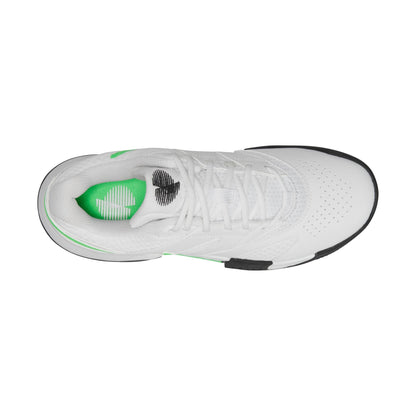 NikeCourt Vapor Lite 4 Womens' Hard Court Tennis Shoes - White Poison Green-Black - FD6575-105