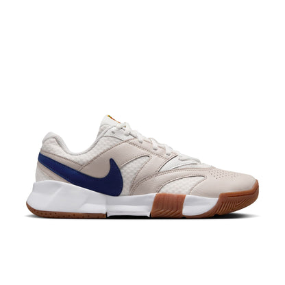 NikeCourt Vapor Lite 4 Womens' Hard Court Tennis Shoes - Summit White Binary Blue-Light Bone - FD6575-102