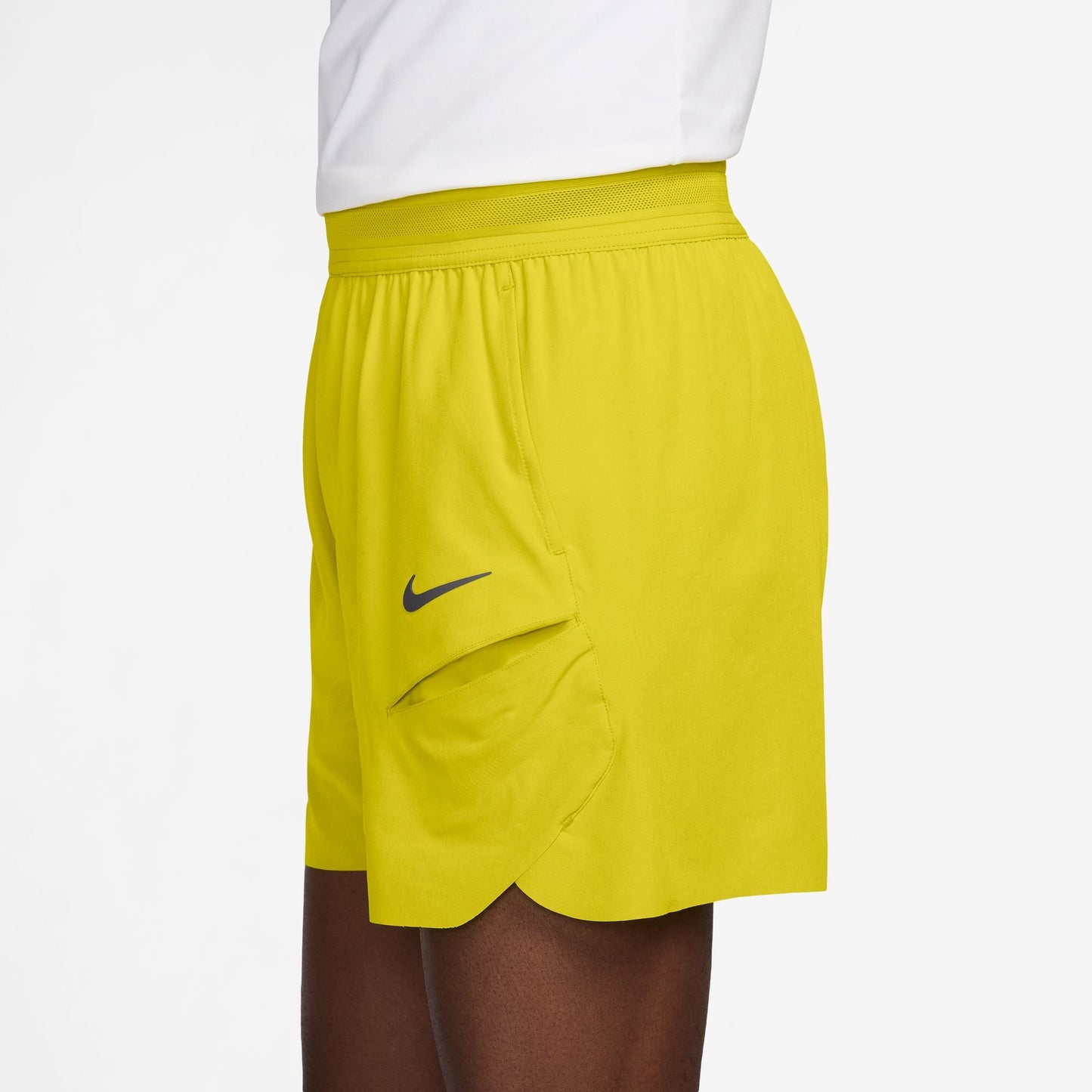 NikeCourt Slam Men's Dri-FIT Tennis Shorts - Spring 2025 - High Voltage High Voltage Medium Ash - FZ6899-344